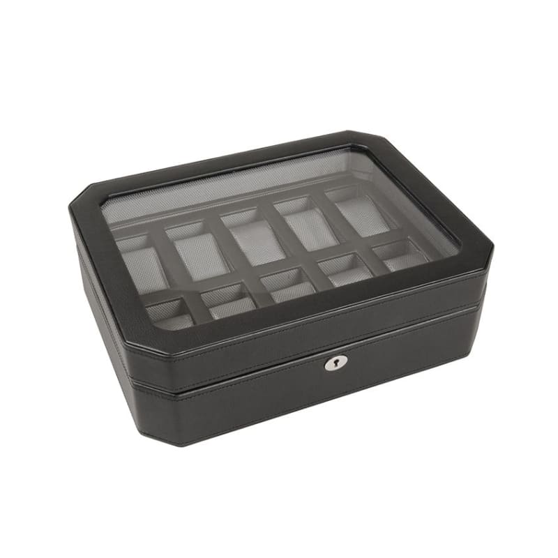 Boîte De Rangement Cylindrique Pour Montres – 2 Slots, Simili Cuir, 19x9 Cm, Neuf